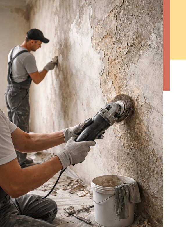 Снятие и удаление краски со стен в Краснодаре от 2167 руб. — ОТДЕЛОЧНИК-Ксд