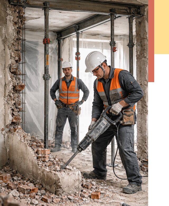 Снос несущих стен в Краснодаре от 10577 руб. — демонтаж несущей стены под ключ | ОТДЕЛОЧНИК-Ксд