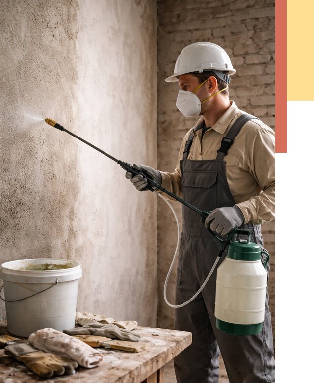 Антисептическая обработка стен в Краснодаре от 1238 руб. — быстро и недорого | ОТДЕЛОЧНИК-Ксд