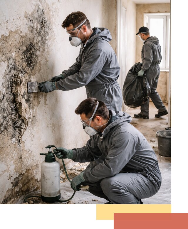 Удаление плесени со стен профессионально в Краснодаре