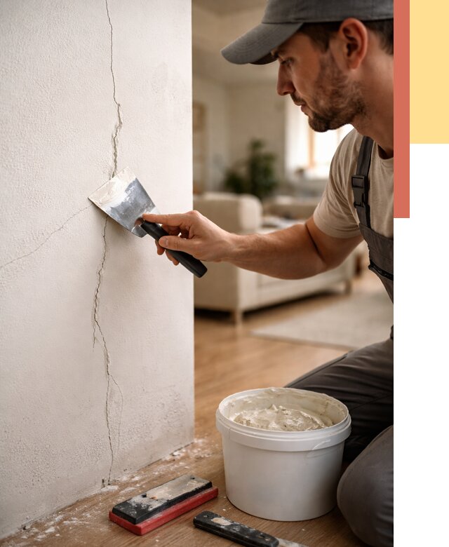 Заделка трещин и сколов в Краснодаре от 2528 руб. — быстро и недорого | ОТДЕЛОЧНИК-Ксд