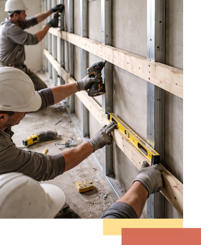 Устройство обрешетки под панели в Краснодаре