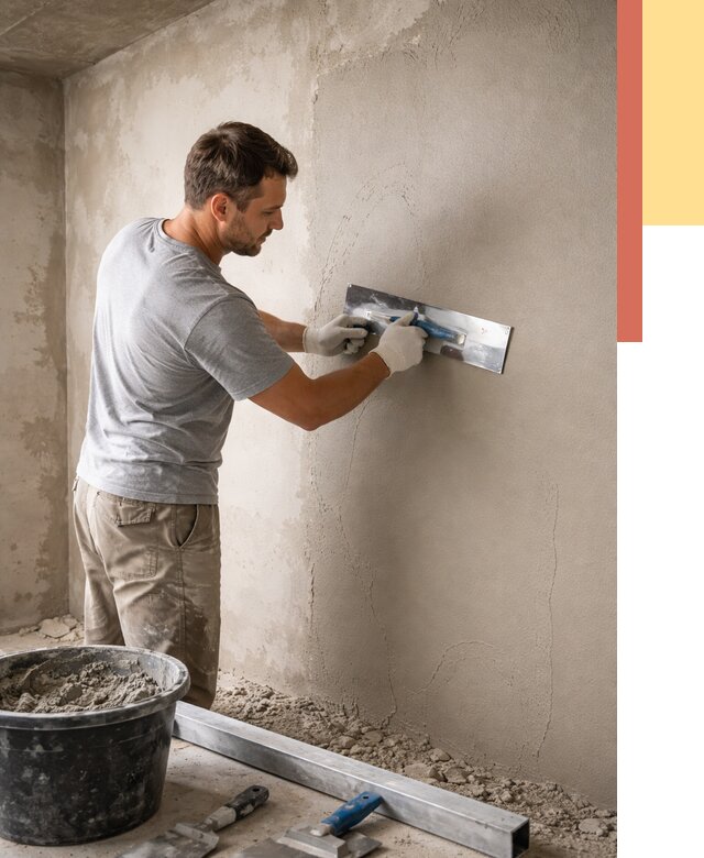 Штукатурка стен без маяков в Краснодаре от 7430 руб/м2 — услуги и цена | ОТДЕЛОЧНИК-Ксд