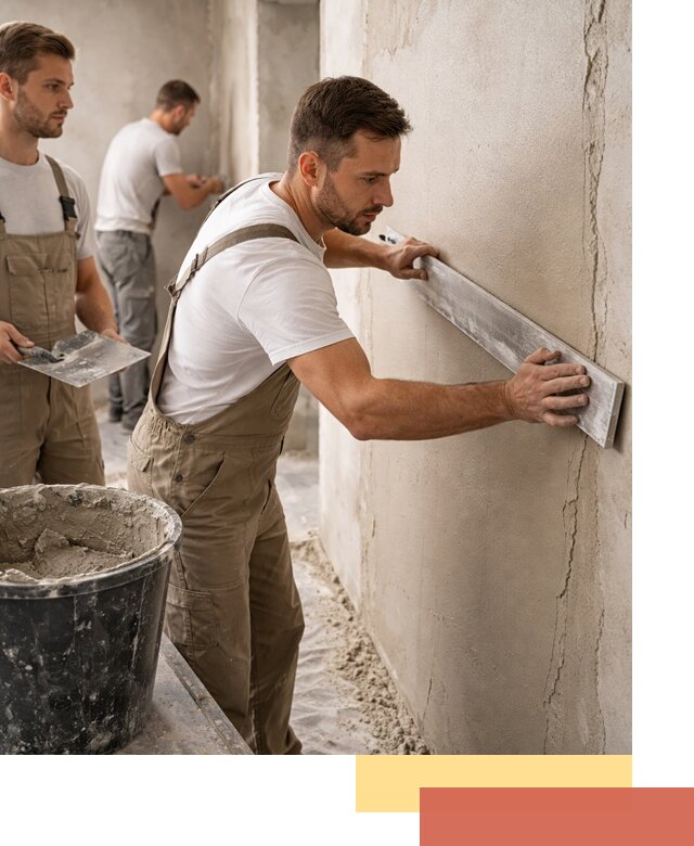 Штукатурка стен без маяков в Краснодаре быстро и качественно