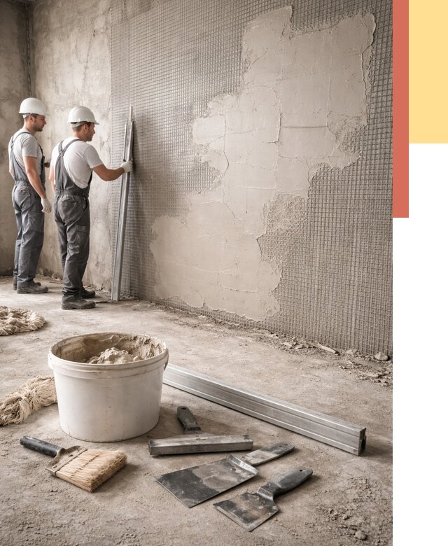 Штукатурка стен по сетке в Краснодаре от 5675 руб./м2 — быстро и недорого | ОТДЕЛОЧНИК-Ксд