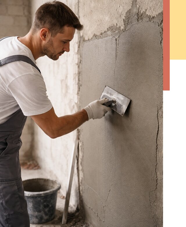 Штукатурка стен под плитку в Краснодаре от 4334 руб./м2 — выравнивание под плитку | ОТДЕЛОЧНИК-Ксд