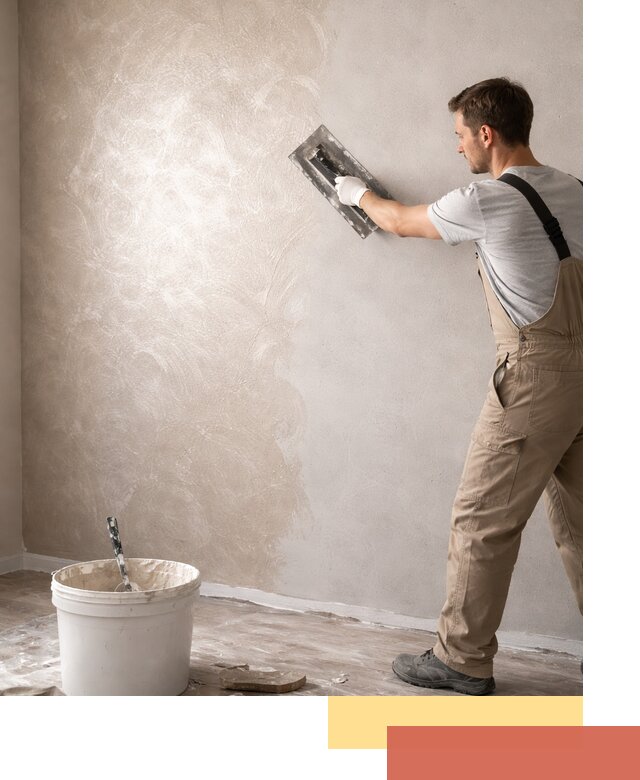 Декоративная штукатурка «Мокрый шелк» под ключ в Краснодаре