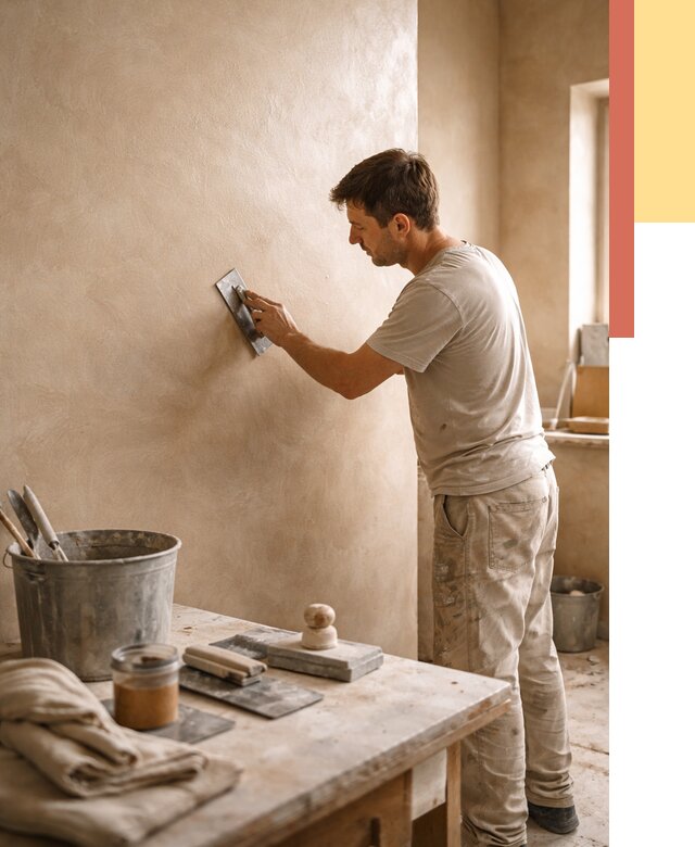 Марокканская штукатурка таделакт в Краснодаре под ключ от 4334 руб. | ОТДЕЛОЧНИК-Ксд