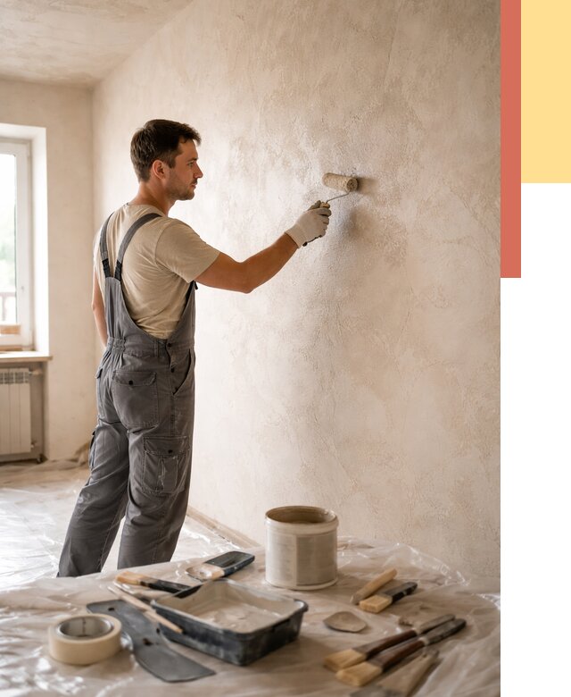 Нанесение лессирующей краски по декоративке в Краснодаре от 1806 руб. | ОТДЕЛОЧНИК-Ксд