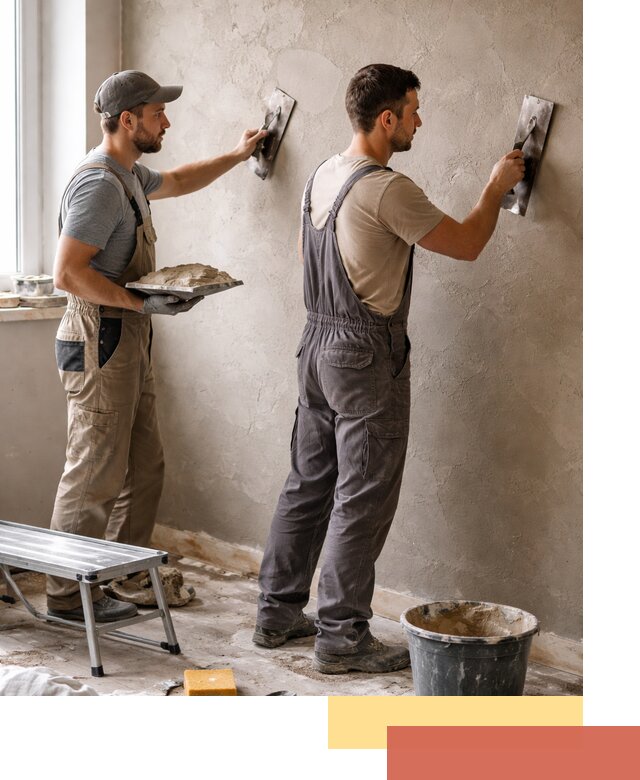 Ремонт декоративной штукатурки и восстановление фактуры в Краснодаре