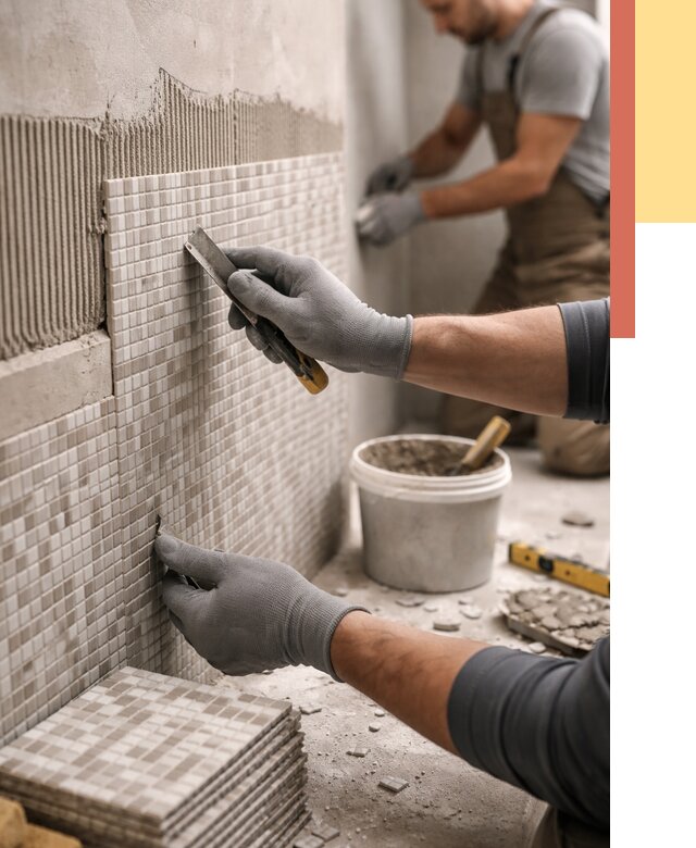 Облицовка стен мозаикой в Краснодаре от 3302 руб/м2 — укладка мозаики на стены | ОТДЕЛОЧНИК-Ксд