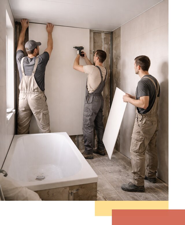 Отделка ванной панели ПВХ профессионально в Краснодаре