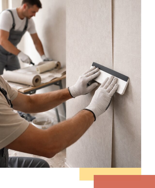 Поклейка обоев под покраску в Краснодаре профессионально и быстро