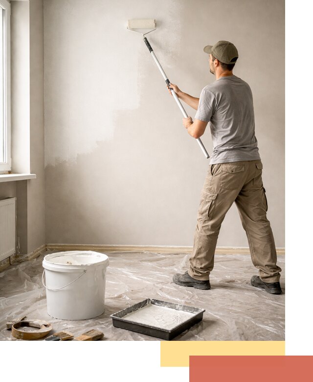 Покраска стен латексной краской в Краснодаре качественно и быстро