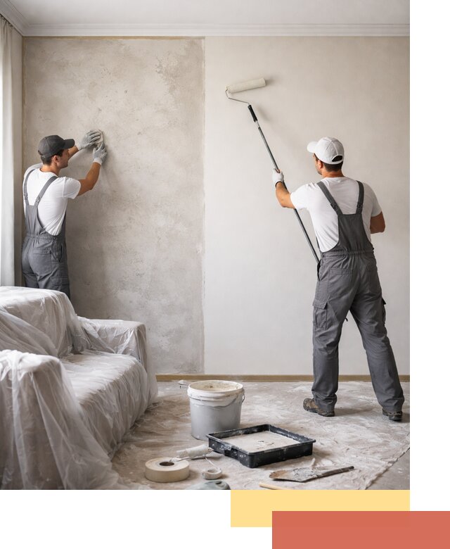 Покраска стен антивандальной краской в Краснодаре