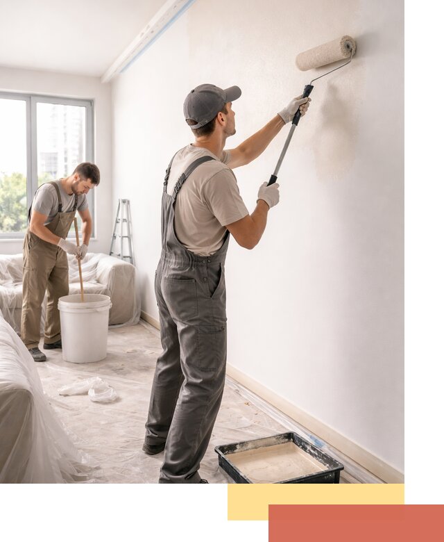 Покраска стен в офисе в Краснодаре — быстрый и качественный ремонт