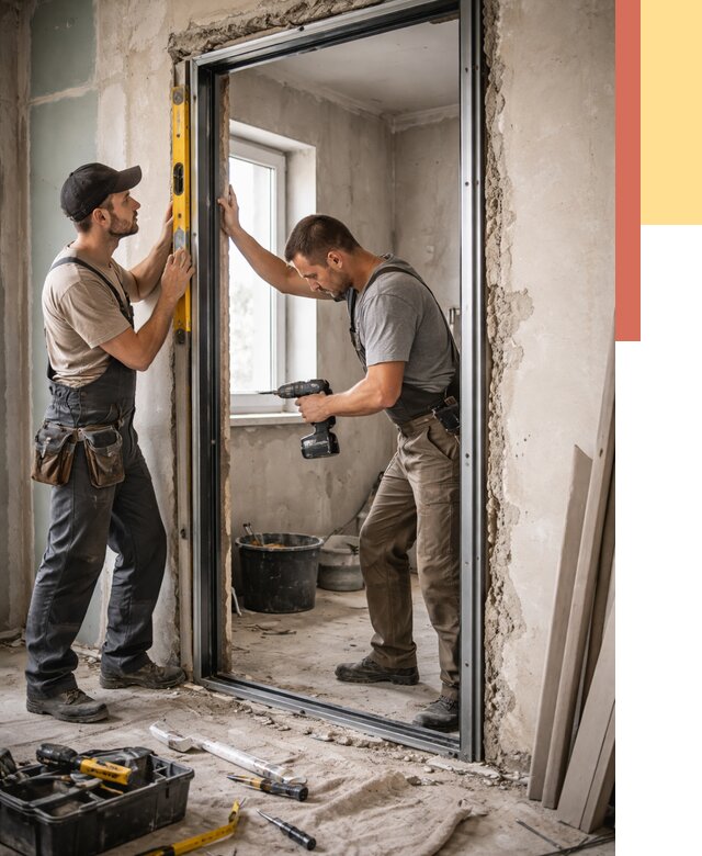 Закладка дверного проема в Краснодаре от 3612 руб. — быстро и недорого | ОТДЕЛОЧНИК-Ксд