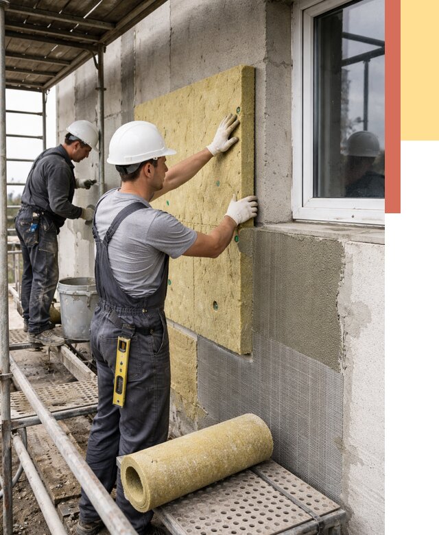 Утепление стен в Краснодаре от 4437 руб. под ключ — быстро и недорого | ОТДЕЛОЧНИК-Ксд