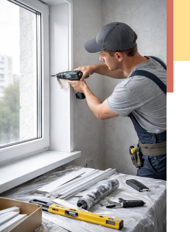 Установка пластиковых откосов в Краснодаре от 2322 руб. | ОТДЕЛОЧНИК-Ксд монтаж, быстро и недорого