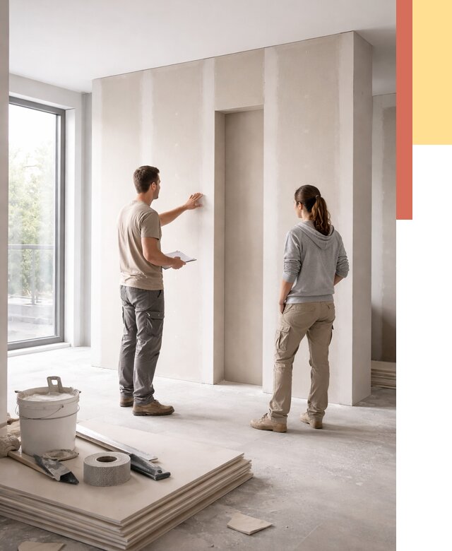 Зонирующая перегородка из гипсокартона в Краснодаре от 2889 руб. под ключ | ОТДЕЛОЧНИК-Ксд