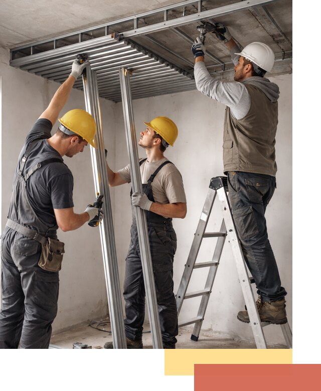 Монтаж реечного потолка под ключ в Краснодаре