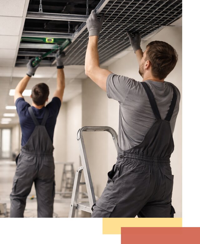 Монтаж потолка Грильято в Краснодаре: установка под ключ качественно