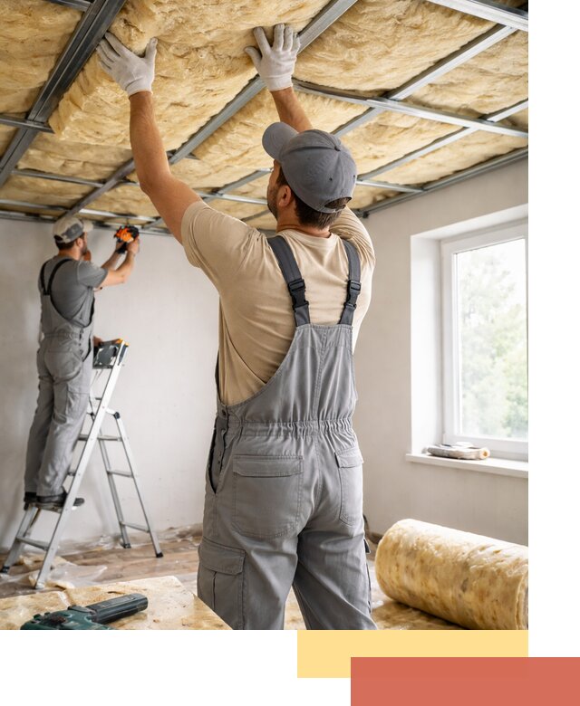 Утепление потолка под ключ в Краснодаре качественно и быстро