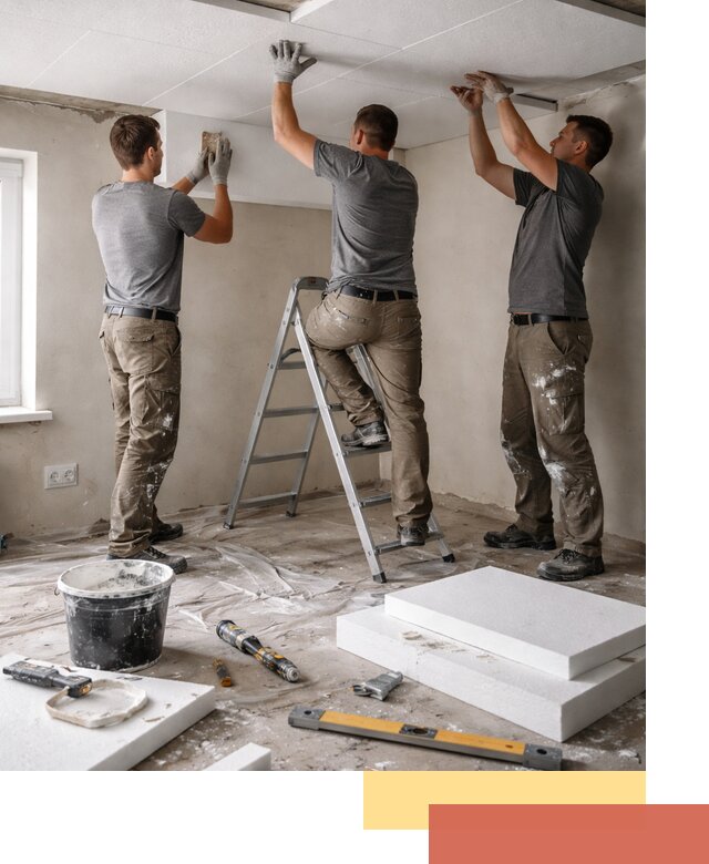 Утепление потолка пенопластом в Краснодаре быстро и качественно