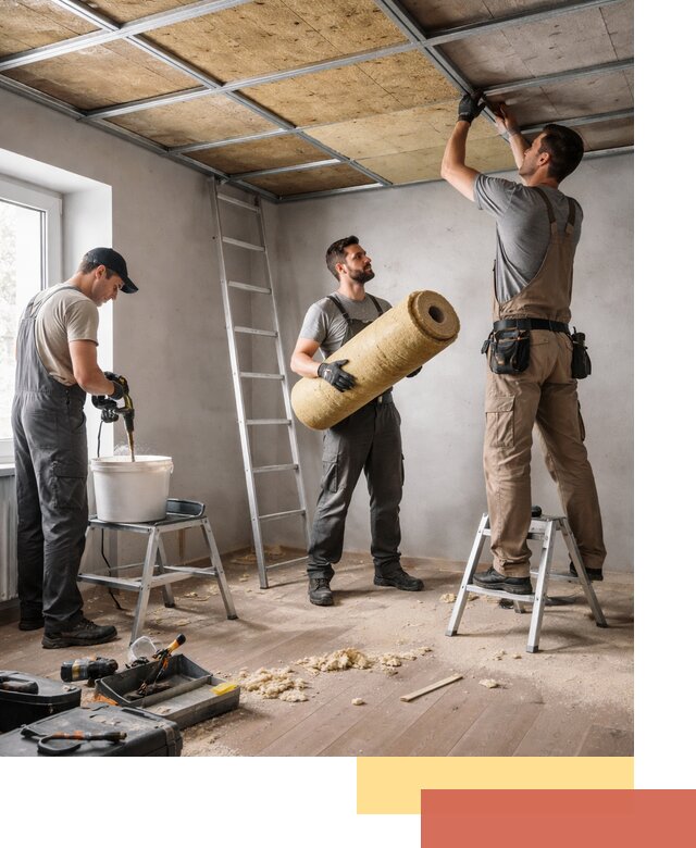 Шумоизоляция потолка в Краснодаре: профессиональный монтаж и отделка